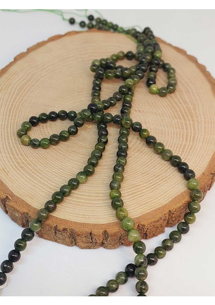 Çeyrek Dizi (9cm Uzunluğundadır!) Diopsit Taşı Çeyrek Dizi 5.5mm (49248) fırsatları