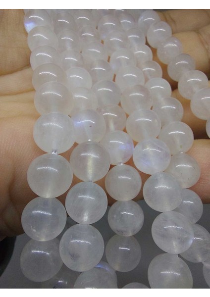 Çeyrek Dizi (9cm Uzunluğundadır!) Ay Taşı Royal Quality Yansımalı Renkler Çeyrek Dizi 8mm (51278)