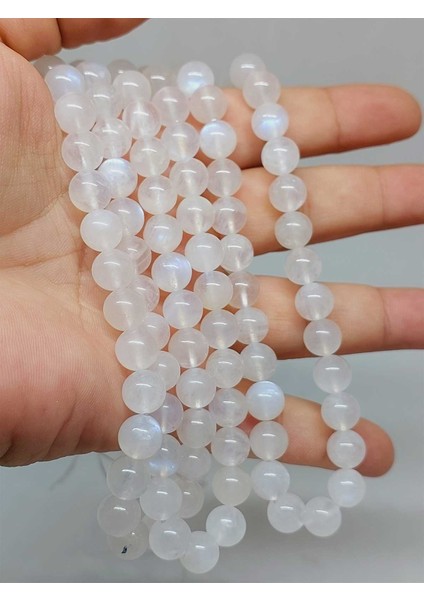 Çeyrek Dizi (9cm Uzunluğundadır!) Ay Taşı Royal Quality Yansımalı Renkler Çeyrek Dizi 8mm (51278) indirimleri