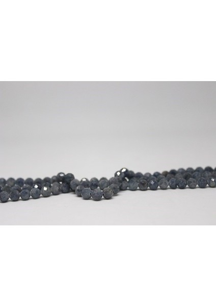Çeyrek Dizi (9cm Uzunluğundadır!) Safir Taşı Faset Kesim Çeyrek Dizi 5-5.5mm Aralığı fırsatları