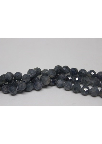 Çeyrek Dizi (9cm Uzunluğundadır!) Safir Taşı Faset Kesim Çeyrek Dizi 5-5.5mm Aralığı indirimleri