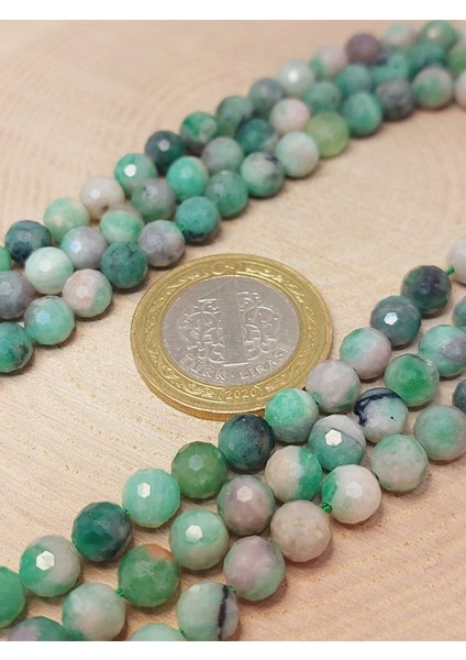 Çeyrek Dizi (9cm Uzunluğundadır!) Zümrüt Taşı Faset Kesim 6mm Çeyrek Dizi (45916) modelleri