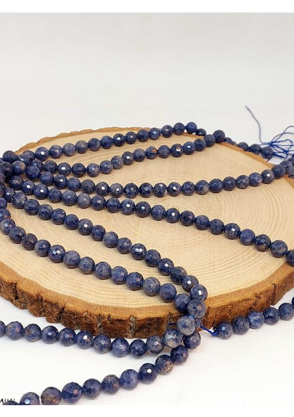 Çeyrek Dizi (9cm Uzunluğundadır!) Safir Taşı Faset Kesim Çeyrek Dizi 7mm (45508) fırsatları