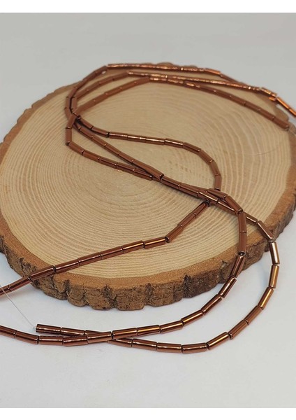 Çeyrek Dizi (9cm Uzunluğundadır!) Hematit Taşı Çeyrek Dizi 3*9mm (49616) fırsatları