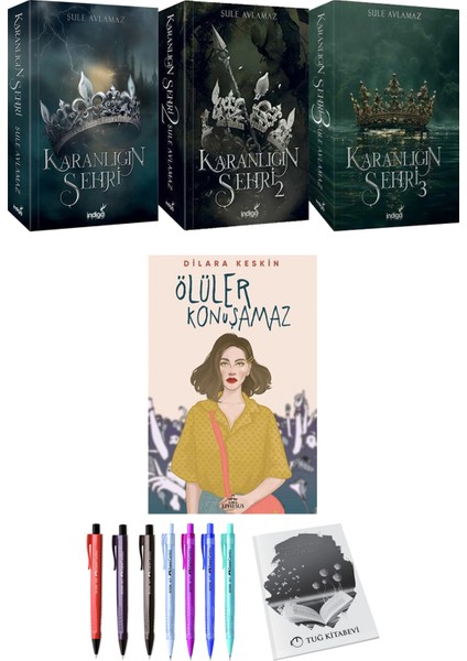 Karanlığın Şehri 1-2-3 - Ölüler Konuşamaz + Kalem + Not Defteri