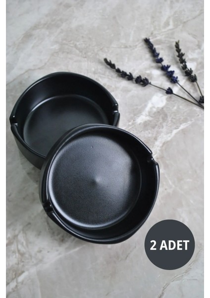 2 Adet Mat Seramik Kül Tablası Sade Yuvarlak Kül Tabağı Küllük 10 cm fiyatları