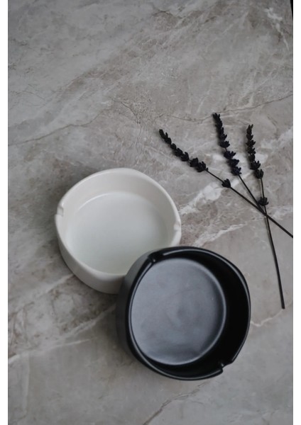 2 Adet Mat Seramik Kül Tablası Sade Yuvarlak Kül Tabağı Küllük 10 cm fiyatları