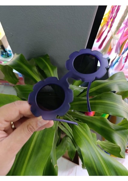 Papatya Desenli UV400 Korumalı Çocuk Güneş Gözlüğü