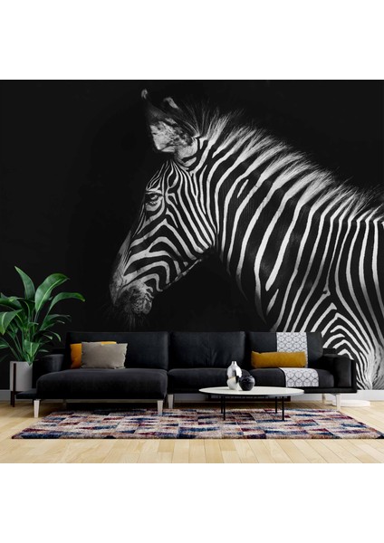 Duvar Kağıdı Baskı Zebra Temalı