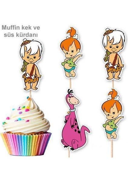 Taş Devri Çakıltaş/bambam Şekilli Kürdan 10 Adet