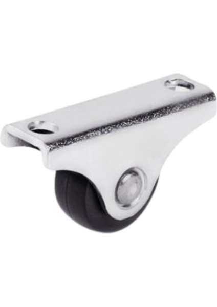 Sabit Tabanlı Masa Tekeri Sehpa ve Dolap Tekeri(Teker ÇAPI:17MM YÜKSEKLIK:20MM)(KROM-SİYAH)