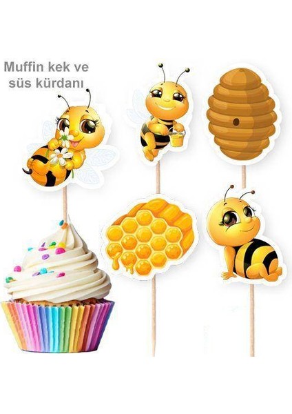 Arı Temalı Şekilli Kürdan 10 Adet