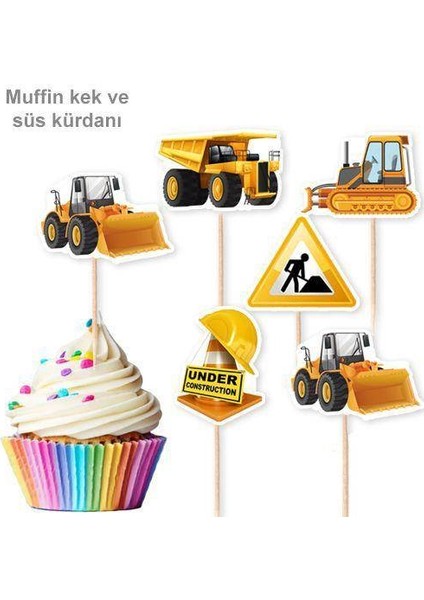 Inşaat Temalı Şekilli Kürdan (10 Adet)