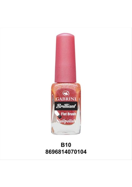 Brilliant Flat Brush Oje (Simli Oje)