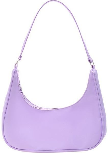 Lebeigo Hafif Küçük Omuz Çantası Koltuk Altı Çantası Düz Renk Omuzdan Askili Çanta (Yurt Dışından)