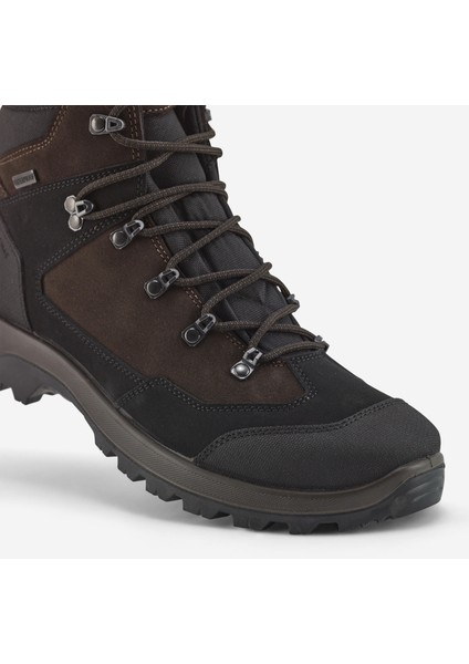 Solognac Erkek Su Geçirmez Deri Avcı Botu - Kahverengi - Crosshunt 120 indirimleri