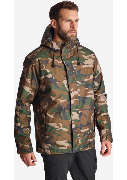 Solognac Erkek Kamuflaj Su Geçirmez Kışlık Mont -10 °C - Avcılık ve Doğa Gözlemi - 100