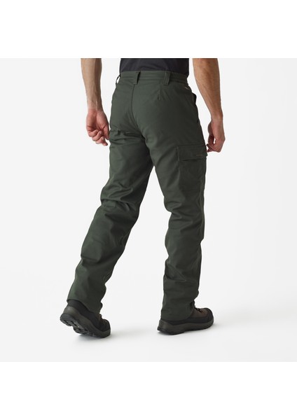 Solognac Erkek Kışlık Kargo Avcı Pantolonu 0 °C - Yeşil - Avcılık ve Doğa Gözlemi fırsatları