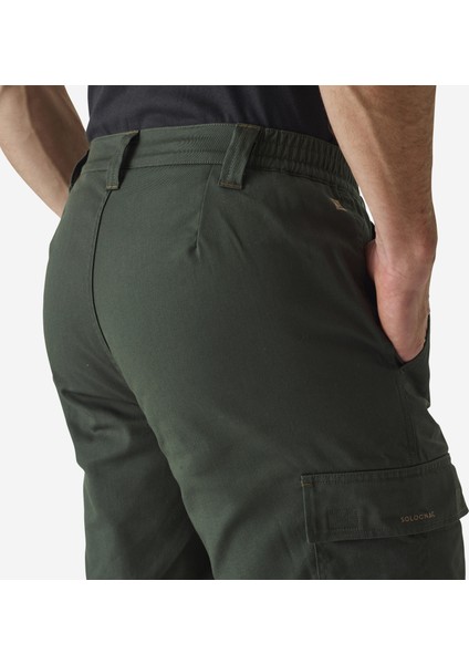 Solognac Erkek Kışlık Kargo Avcı Pantolonu 0 °C - Yeşil - Avcılık ve Doğa Gözlemi indirimleri