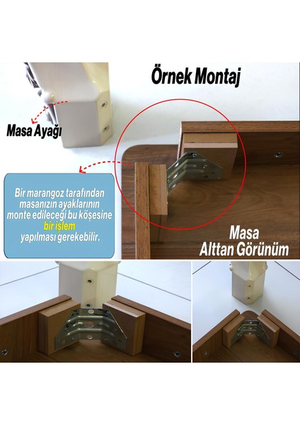 Valenta Masa Dresuar Ayağı 76 cm Plastik Ayak Mutfak Yemek Masası Mobilya Ayakları Altın Gold indirimleri