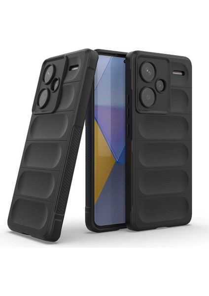 Xiaomi Redmi Note 13 Pro Plus 5g Kılıf Esnek Tpu Oyuklu Arka Yüzey Tasarımlı Silikon Kapak (Etnik)