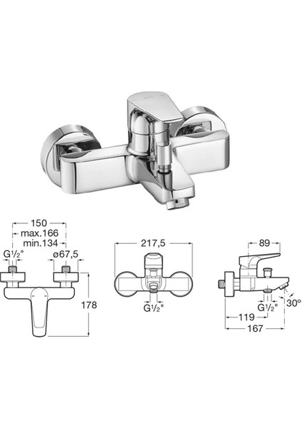 Banyo Bataryası Seti Atlas A5DA590C0K