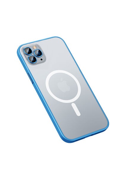 iPhone 12 Pro Max Kılıf Magsafe Özellikli Şık Mokka Wireless Kapak