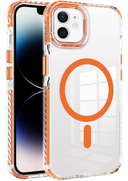 iPhone 12 Kılıf Magsafe Şarj Özellikli Airbagli Takılabilir Askı Aparatlı Nana Kapak