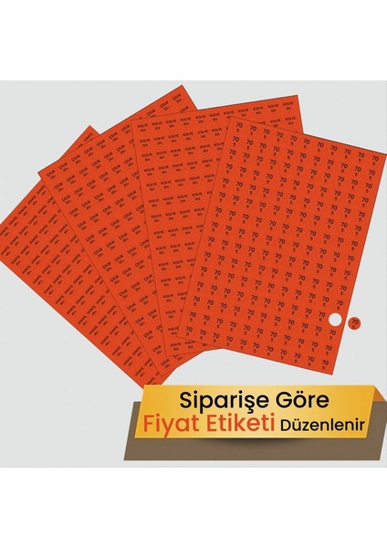 Fiyat Etiketi 165 Adet 15 mm