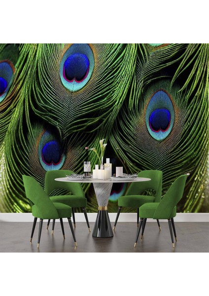 Tavus Kuşu Tüyü Desenli indirimleri