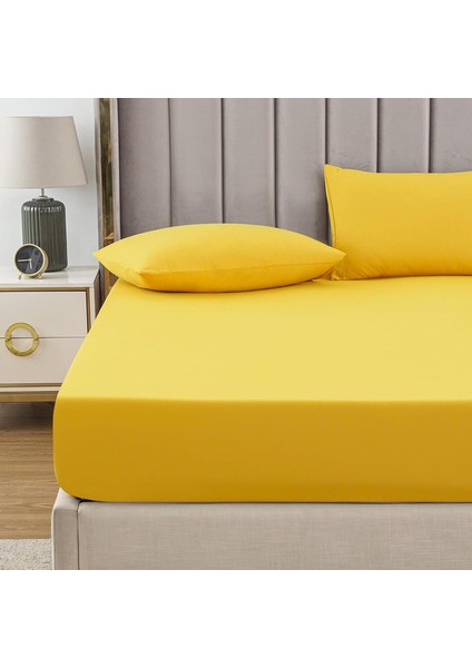 | Ranforce | Pamuklu Çift Kişilik Sarı Lastikli Çarşaf | 14 Renk | Fıtted | 140X200 fiyatları