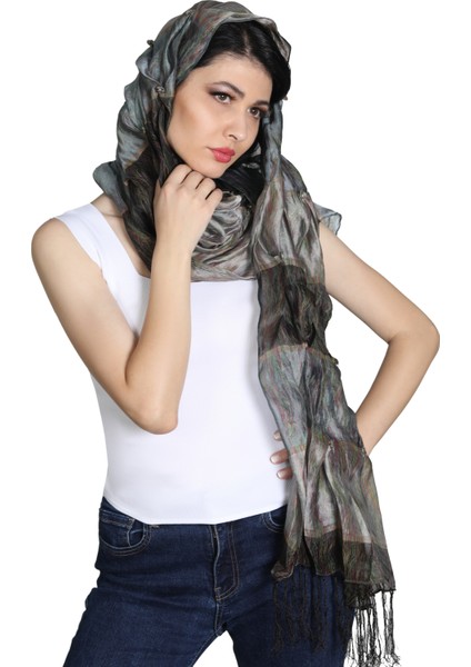 Antrasit Saten Ipek Şal fiyatları