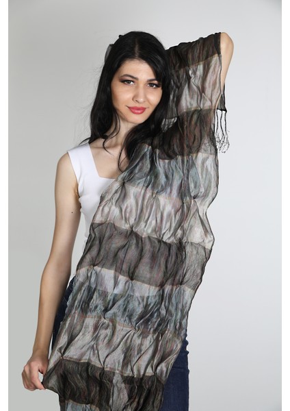 Antrasit Saten Ipek Şal fırsatları