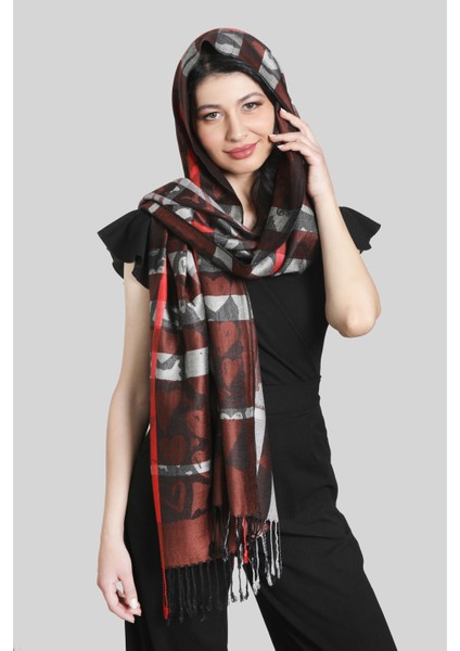 Turkuaz Kahve %100 Pashmina Şal fiyatları