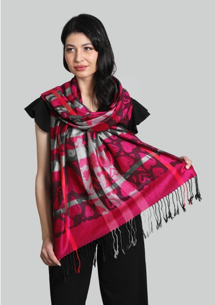 Kahve %100 Pashmina Şal