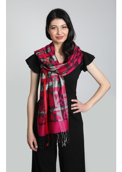 Kahve %100 Pashmina Şal