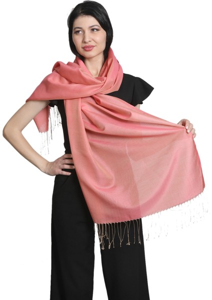 Pudra Saten Ipek Şal modelleri