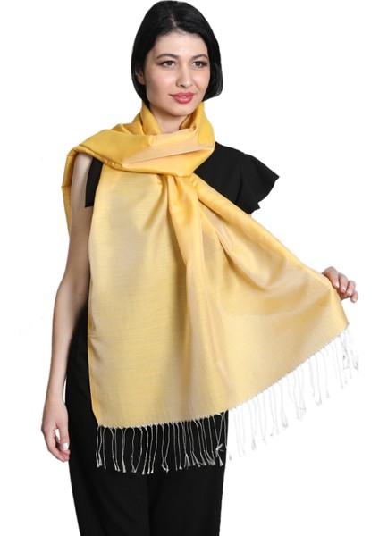 Sarı Saten Ipek Şal fırsatları