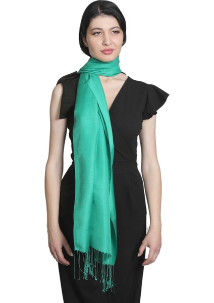 Çimen Yeşili Saten Ipek Şal fiyatları