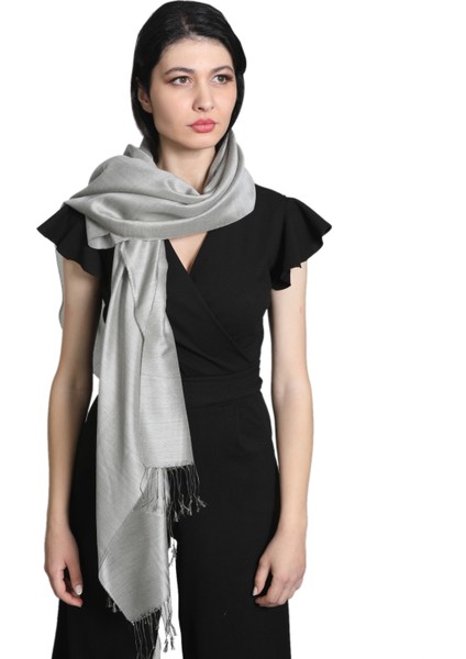 Haki Saten Ipek Şal modelleri