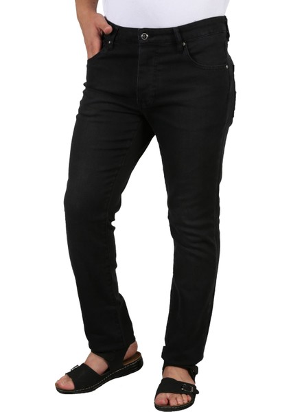 SS24 5 Cep Slim Fit Düğ. Denim Pant