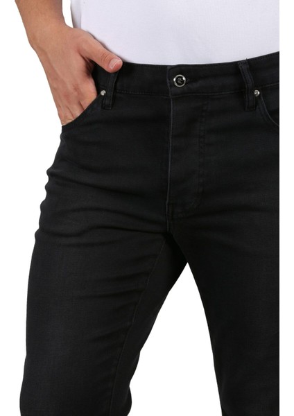SS24 5 Cep Slim Fit Düğ. Denim Pant