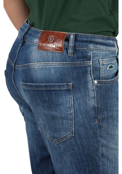 SS24 5 Cep Slim Fit Düğ. Denim Pant indirimleri