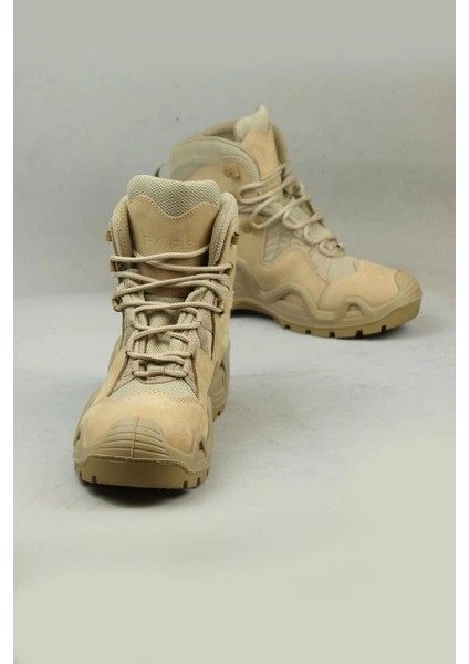 102 Power Mid Hakiki Nubuk Deri Su Itici Özellikli Askeri& Polis Outdoor Tactical Kısa Bot