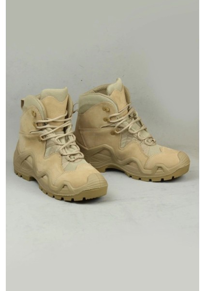 102 Power Mid Hakiki Nubuk Deri Su Itici Özellikli Askeri& Polis Outdoor Tactical Kısa Bot