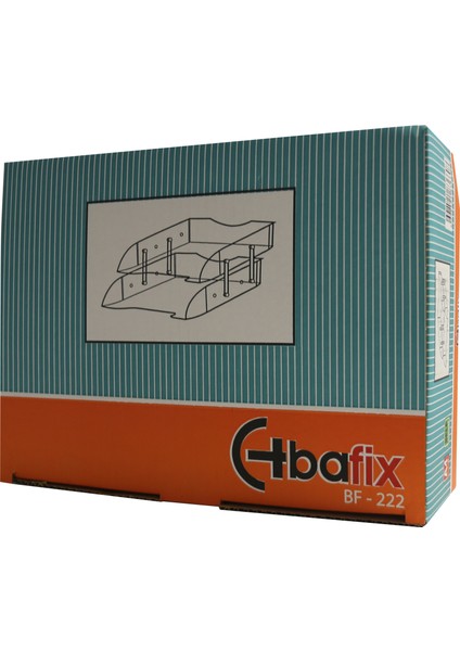 Evrak Rafı Hareketli Plastik 2 Li Şeffaf Bfx 222