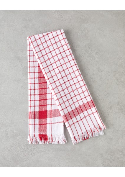 Evelyn Pamuk Polyester Kurulama Bezi 40X60 cm Kırmızı