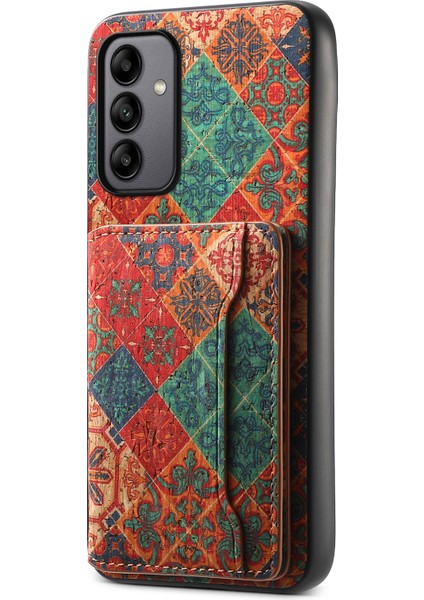 Samsung Galaxy A05S 4g Deri Arka Kapak ve Kart Tutucu Çubuğu (Yurt Dışından)