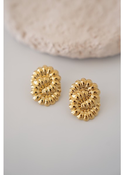 Vintage Gold Çelik Küpe fırsatları