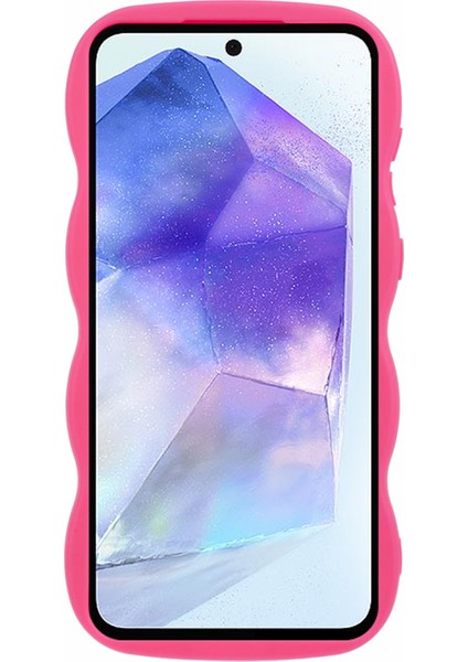 Samsung Galaxy A15 4g / 5g Dalga Çerçevesi Darbeye Dayanıklı Tpu Telefon Kapağı (Yurt Dışından)